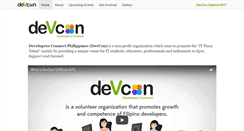 Desktop Screenshot of devcon.ph